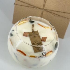 BIG CANDLE BOWL 4A Natural