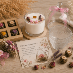 Подаръчен комплект "Просто разцъфти... 🌸"